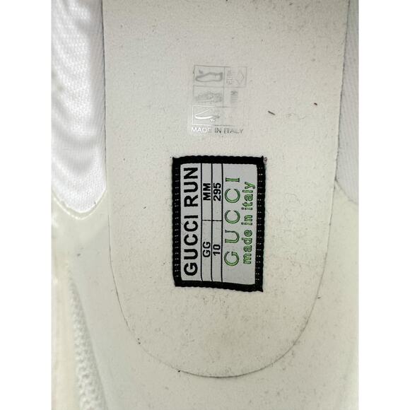 Gucci White GG Logo Run Sneaker - Picture 7 of 7